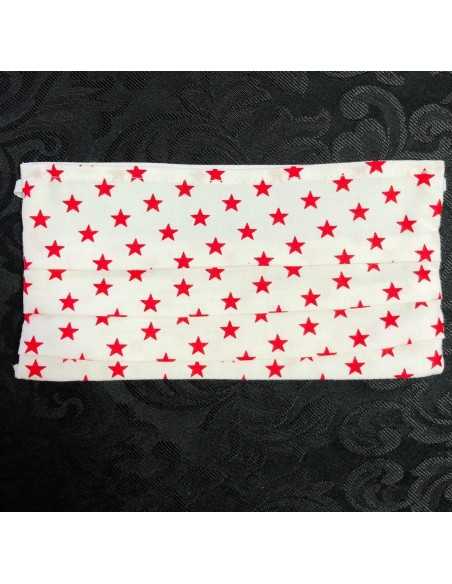 Mascarilla Estrellas Rojas