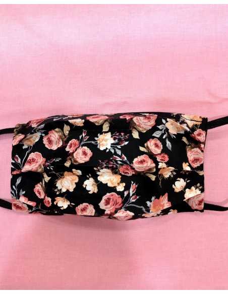 Mascarilla Floral Rosas