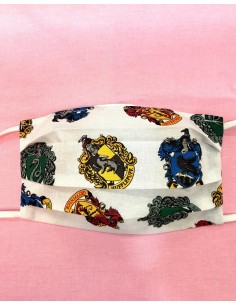 Mascarilla Harry Potter Emblemas Hogwarts 2