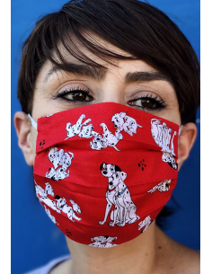 Mascarilla Higienica Reutilizable 101 Dalmatas