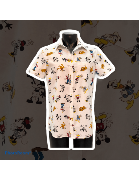 Camisa de manga corta Mickey & friends + Mascarilla a juego DE REGALO
