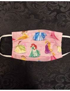 Mascarilla Princesas Vestido