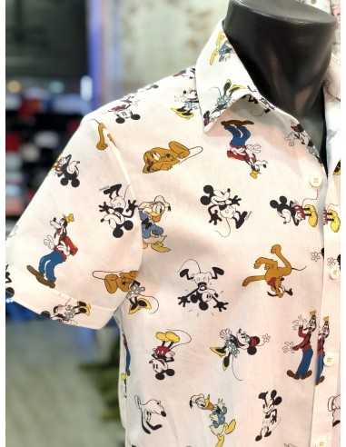 Camisa de manga corta Mickey & friends + Mascarilla a juego DE REGALO