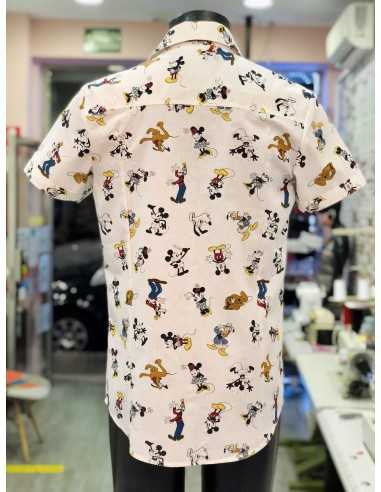 Camisa de manga corta Mickey & friends + Mascarilla a juego DE REGALO