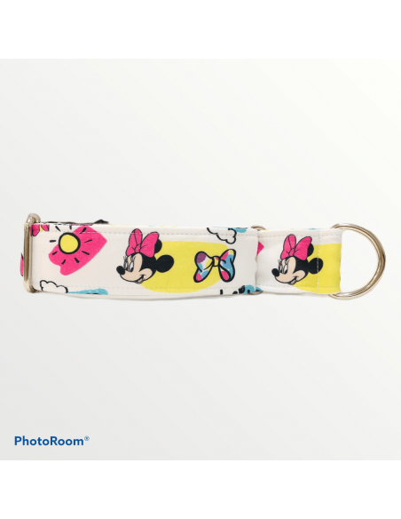 Collar Minnie Fondo Blanco